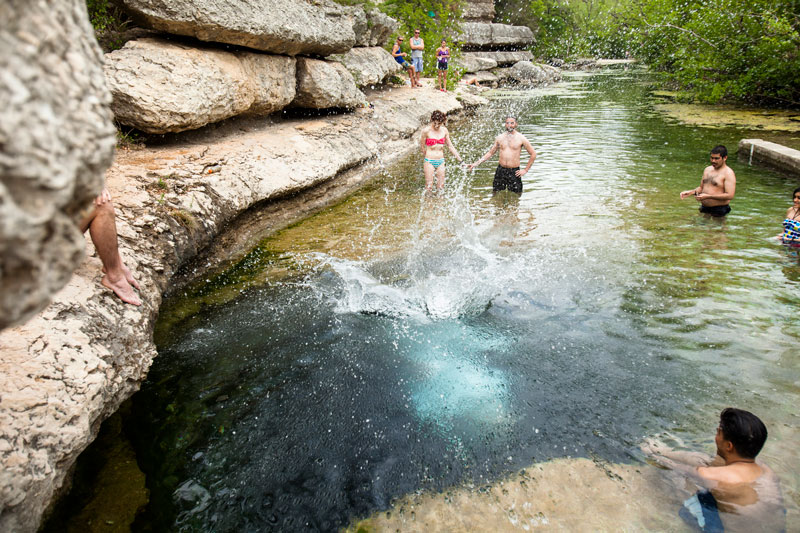 Jacobs Well Swimming Hole just minutes from Lotus Ranch